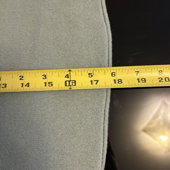 Free People Lost In Forest Sweater Mock Neck‎ Cropped Blue Green S Cashmere NWT - Picture 8 of 8